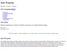 Tablet Screenshot of jadewarpeha.com